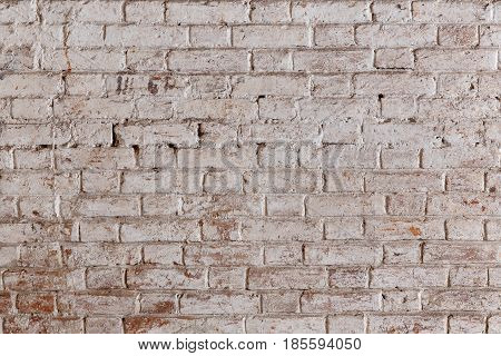 Old Red Brick Wall In A Background Image