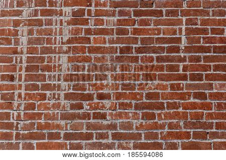 Old Red Brick Wall In A Background Image