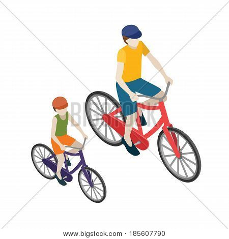 Flat 3d vector isometric illustration. Concept picture