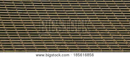 Empty yellow benches in the old stadium