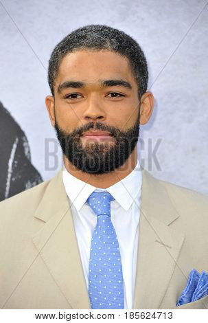Kingsley Ben-Adir at the Los Angeles premiere of 'King Arthur: Legend Of The Sword' held at the TCL Chinese Theatre in Hollywood, USA on May 8, 2017.