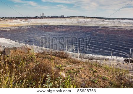 Open quarry of the Stoilensky Mining and Processing Plant