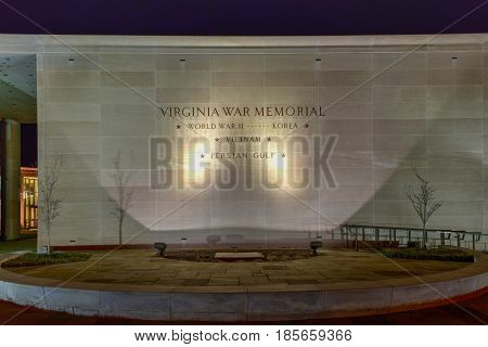 Virginia War Memorial - Richmond, Virginia