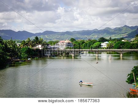 River Scenery In Mahebourg, Mauritius