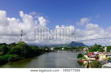 River Scenery In Mahebourg, Mauritius