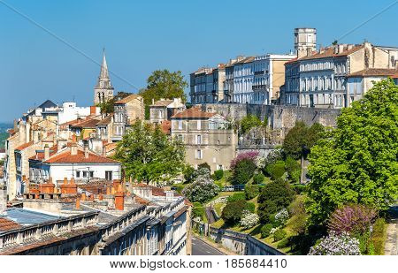 Cityscape of Angouleme, the Charente department of France