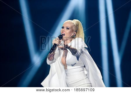 Svala From Iceland At The Eurovision Song Contest