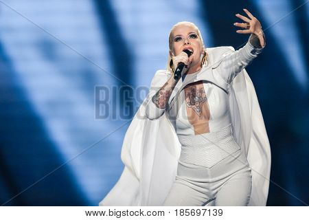 Svala From Iceland At The Eurovision Song Contest