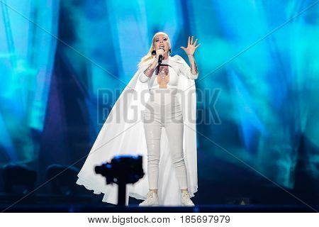 Svala From Iceland At The Eurovision Song Contest