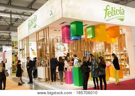 People Visit Tuttofood 2017 In Milan, Italy