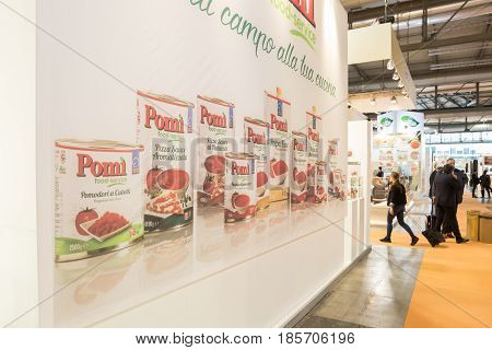 People Visit Tuttofood 2017 In Milan, Italy