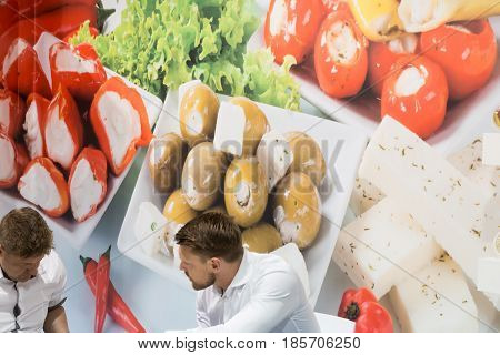 People Visit Tuttofood 2017 In Milan, Italy