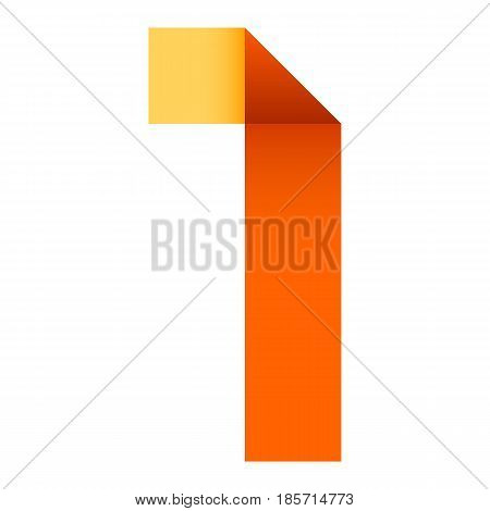 Bright Numeral Folded