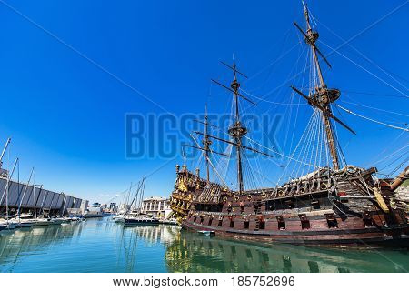 Porto Antico In Genoa, Italy
