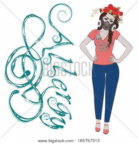 Girl In Gasmask Allergy