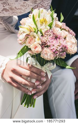 Wedding Bouquet Of Flowers,beautiful Flowers