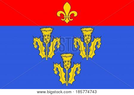 Flag of Pithiviers is a commune in the Loiret department in north-central France
