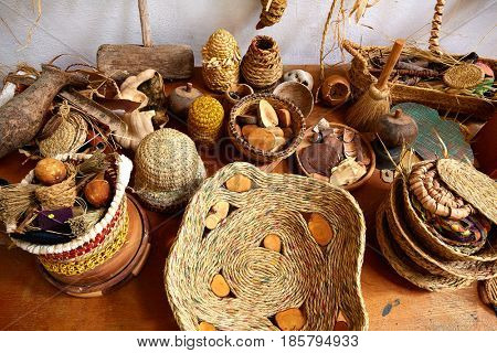 Esparto halfah grass used for crafts as cords basketry and espadrilles