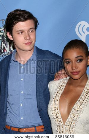 LOS ANGELES - MAY 6:  Nick Robinson, Amandla Stenberg at the 