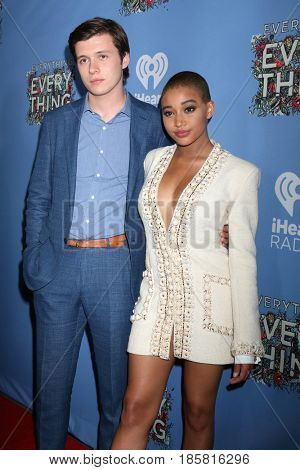 LOS ANGELES - MAY 6:  Nick Robinson, Amandla Stenberg at the 