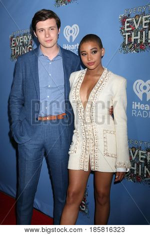 LOS ANGELES - MAY 6:  Nick Robinson, Amandla Stenberg at the 