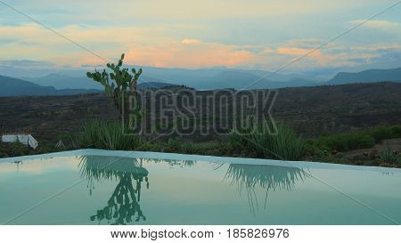 Sunset in the Desierto de la Tatacoa (Tatacoa Desert) in Villavieja, Huila / Colombia