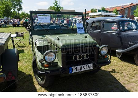 Paaren Im Glien, Germany - May 19: Military Vehicles Dkw Munga F91, 