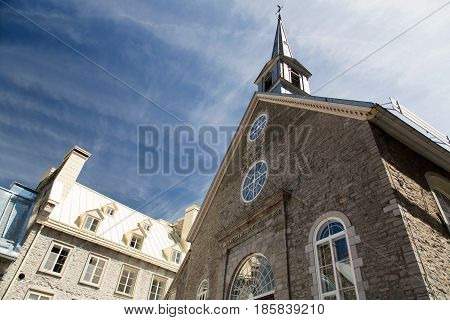 Quebec, Notre-Dame des Victoires Church, Basse-Ville (Lower Town)