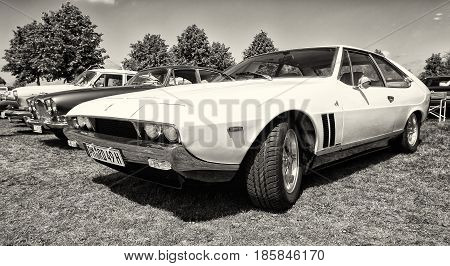 Paaren Im Glien, Germany - May 19: The Two-door Coupe Iso Rivolta Lele, (black And White), 