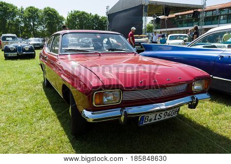 Paaren Im Glien, Germany - May 19: Mid-size Sports Car Ford Capri 1600 