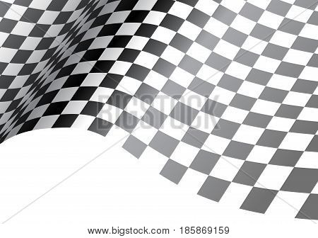 Checkered Flag Wave Vector & Photo (Free Trial) | Bigstock