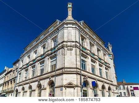 Historic buildings in Angouleme, the Charente department of France