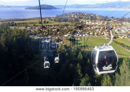 Skyline Gondola Cableway Rotorua New Zealand
