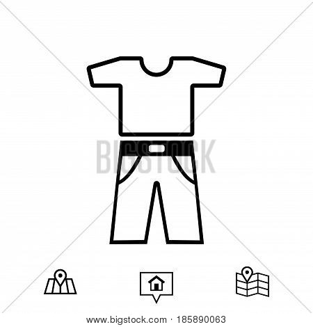 clothing icon stock vector illustration flat design