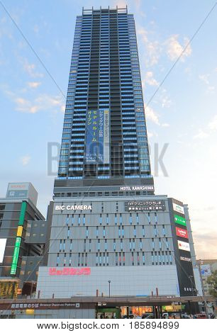 HIROSHIMA JAPAN - MARCH 18, 2017: Bic Camera Japanese electrical appliances shop.