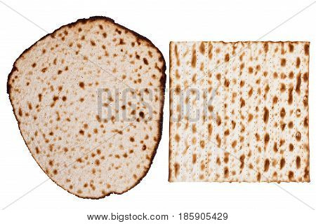Two Matzah Types