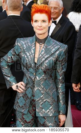 Sandy Powell at the 88th Annual Academy Awards held at the Hollywood & Highland Center in Hollywood, USA on February 28, 2016.