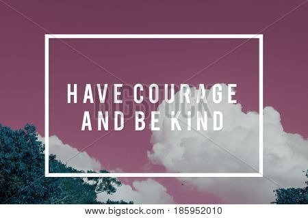 Sky nature photo with motivative quotes 