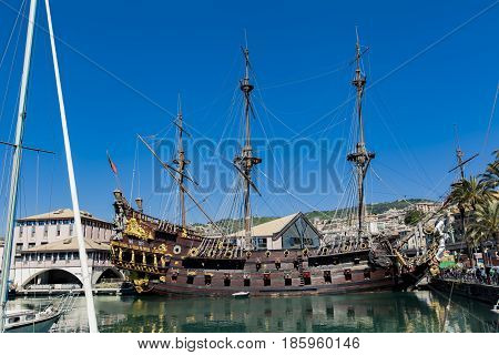Porto Antico In Genoa, Italy