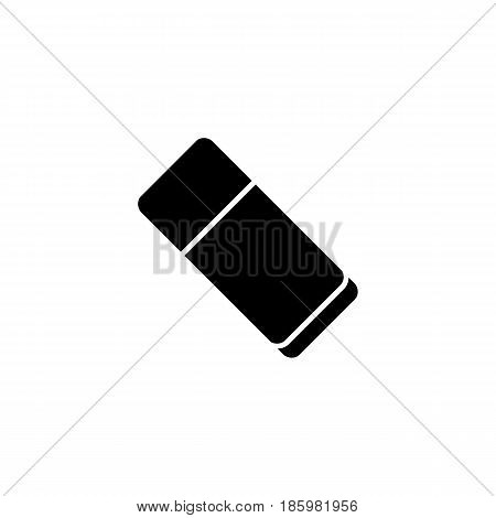 Eraser solid icon, school and education element, rubber vector graphics, a filled pattern on a white background, eps 10.