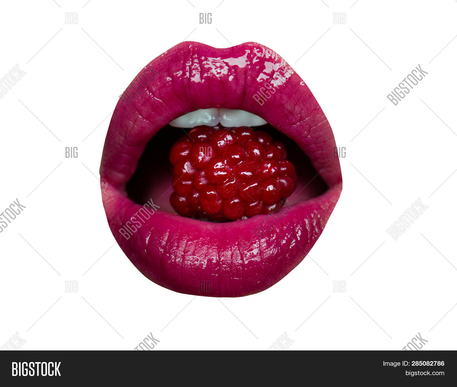 Raspberries Sexy Mouth Image & Photo (Free Trial) Bigstock
