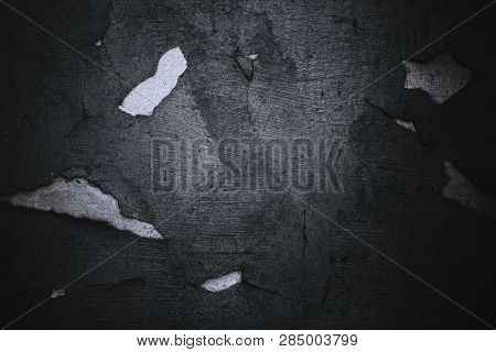 Black Texture With Silver. Luxury Texture. Black Silver Background.