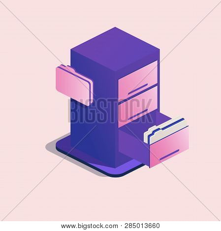 Abstract Business Template. Stock Vector. Market Trade. Data Storage. Vector Diagram. Business Strat