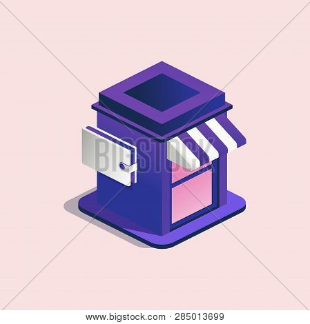 Abstract Business Template. Stock Vector. Market Trade. Data Storage. Vector Diagram. Business Strat