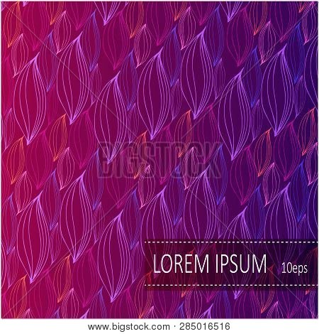 Wave Stripe Background - Simple Texture. Eps10 Vector