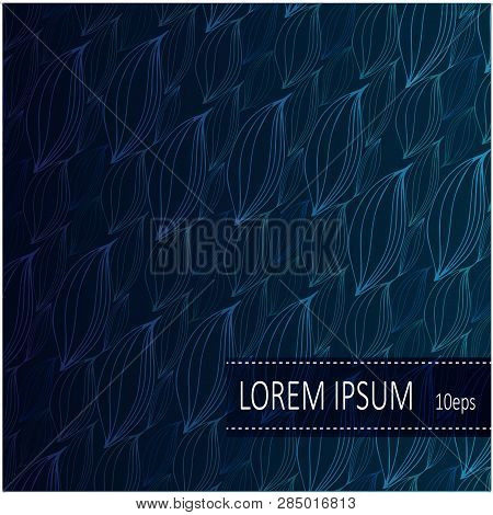 Wave Stripe Background - Simple Texture. Eps10 Vector