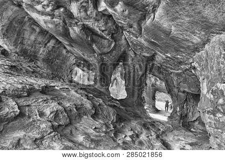 Cederberg, South Africa, August 23, 2018: The Main Stadsaal Cave In The Cederberg Mountains In The W
