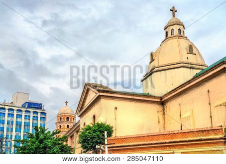 Santa Cruz Church Or Archdiocesan Shrine Of The Blessed Sacrament. Manila, The Philippines