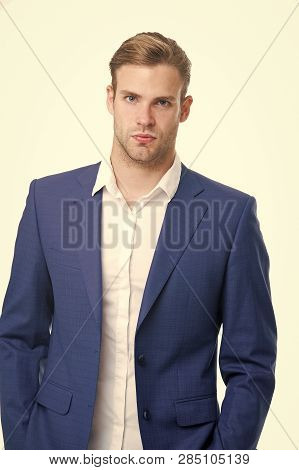Business Man. Professional Business Man In Formal Jacket. Professional Look Of Business Man. Busines