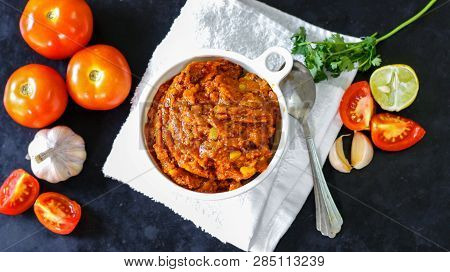 Tomato sauce, Tomato Pickle, Tomato kurma, Tomato rice with chapati, side dishes for dosa, chapati